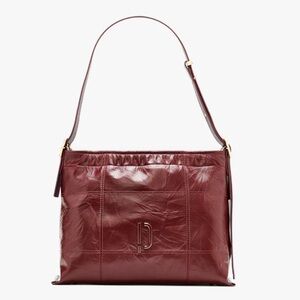 PECO Brand New Shoulder Bag. Genuine leather. Burgundy Color.PECO P952 City bag